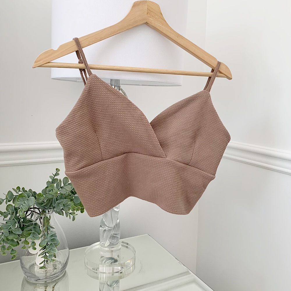 3/30$🤍 SEDUCTIONS | Waffle knit cropped cami